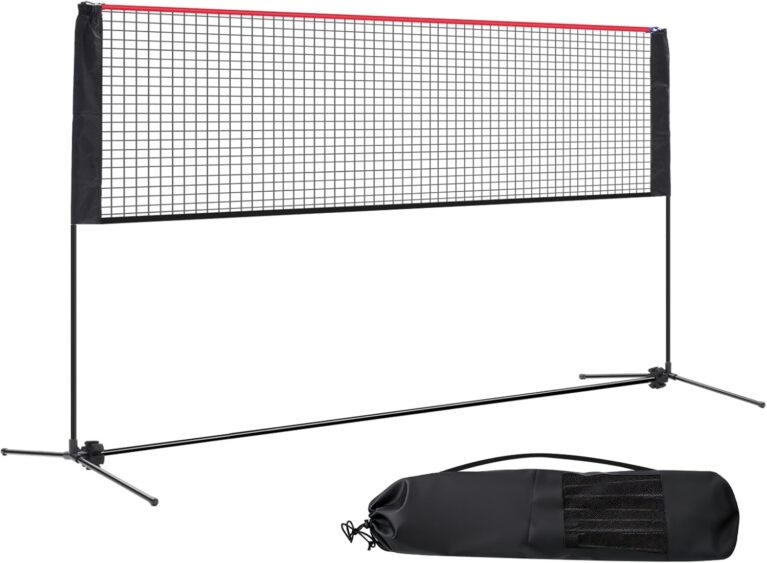 NEWBULIG Portable Badminton Net Set...