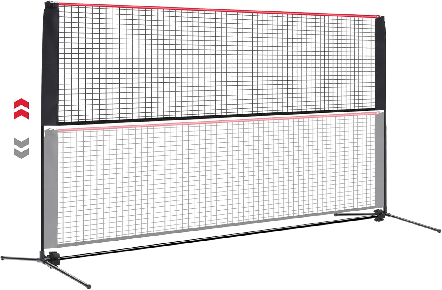 Portable Badminton Net Set, 10FT/14FT/17FT Wide, Adjustable Height Multi Sport Net for Pickleball, Tennis, Volleyball, Soccer Tennis, Indoor Outdoor with Carry Bag, Easy Setup for Backyard - Image 2