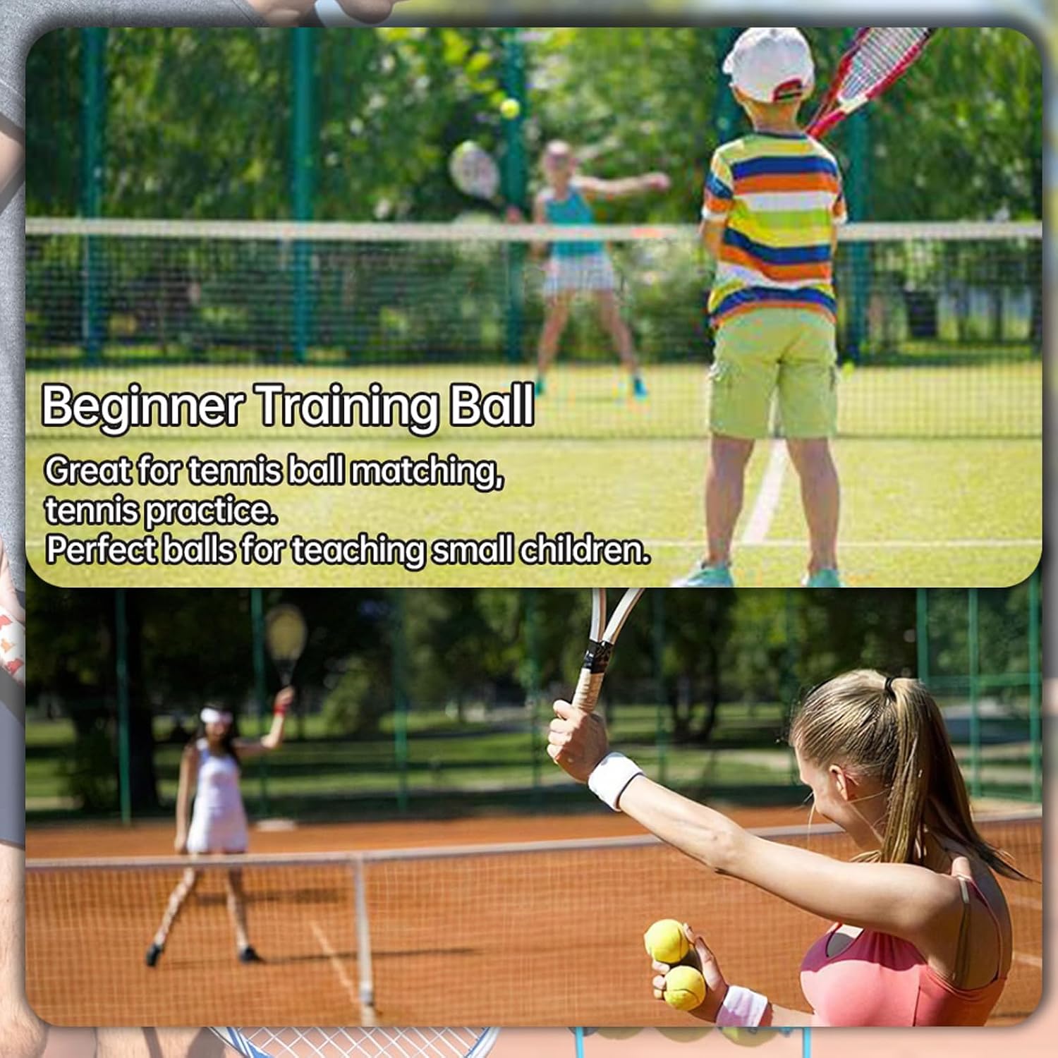 Magicorange Tennis Balls,Advanced Training Tennis Balls Practice Ball, Pet Dog Playing Balls,Good for Beginner Training Ball - Image 5