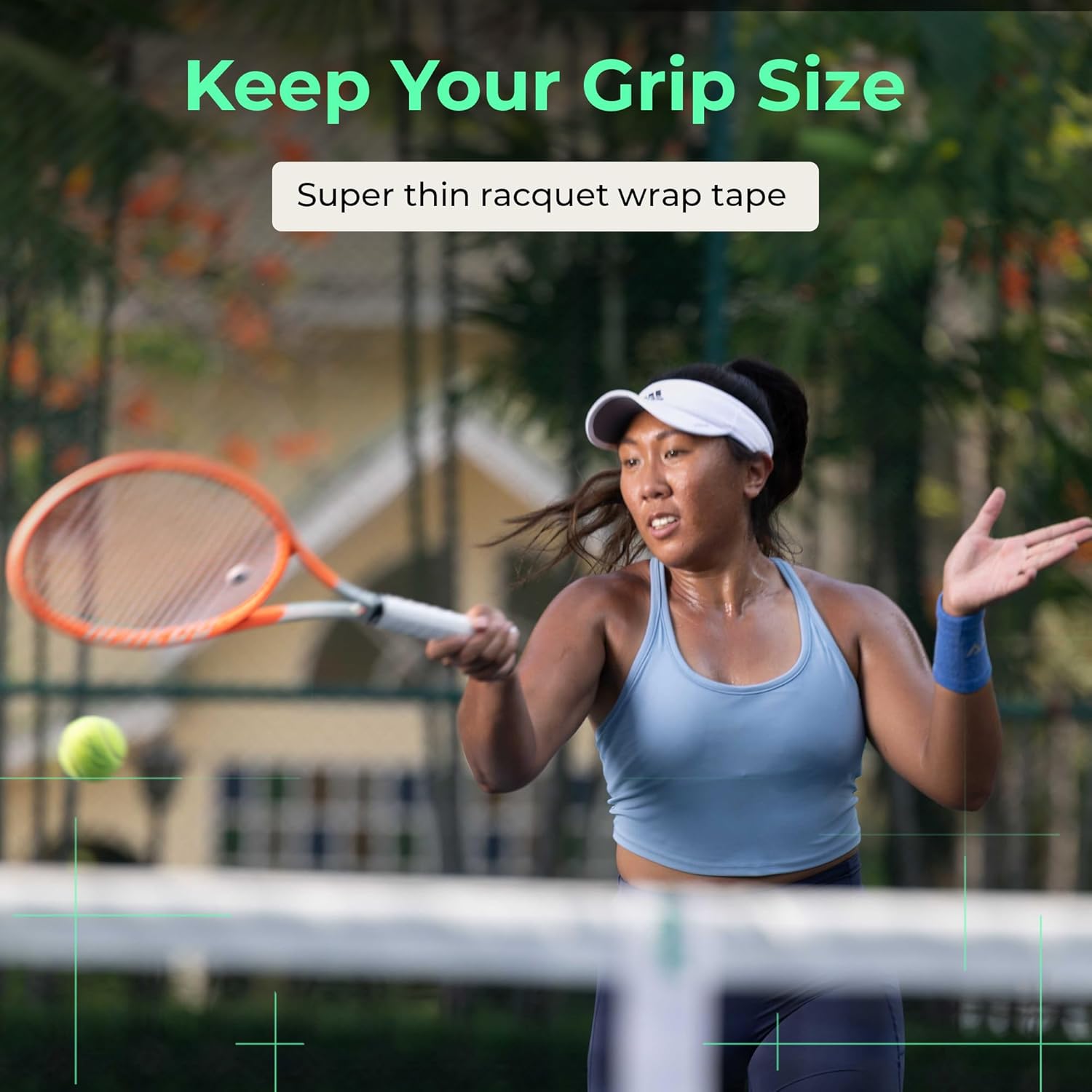 ADV MaxTac Tacky Tennis Overgrip - 6 Pack Extremely Sticky Non-Slip Tennis Grips Overgrip - Razor-Thin & Easy to Use Pro Tennis Racquet Grip Tape (6-Pack White) - Image 5
