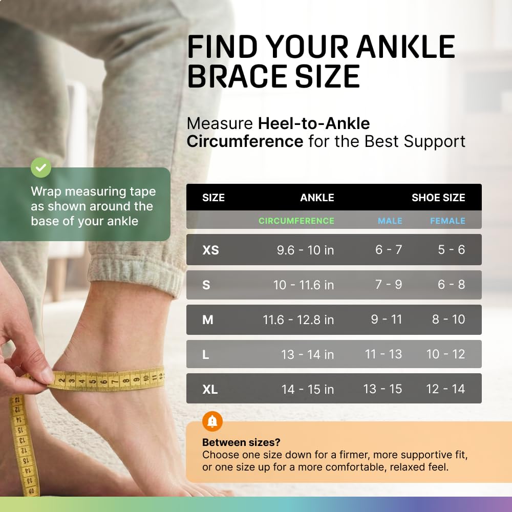 MODVEL Slim Lace Up Ankle Brace, Adjustable Ankle Braces for Men, Ankle Brace for Women, Ankle Support for Women – Figure 8 Ankle Brace Strapping with Soft Pads for Sprained Joint Stability Ankle Wrap - Image 3