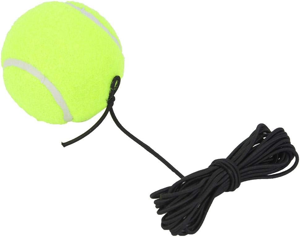 Tennis Ball with Elastic Rubber String for Solo Practice – Beginner Training Aid, Rubber Woolen Trainer Ball for Tennis Drills - Image 4
