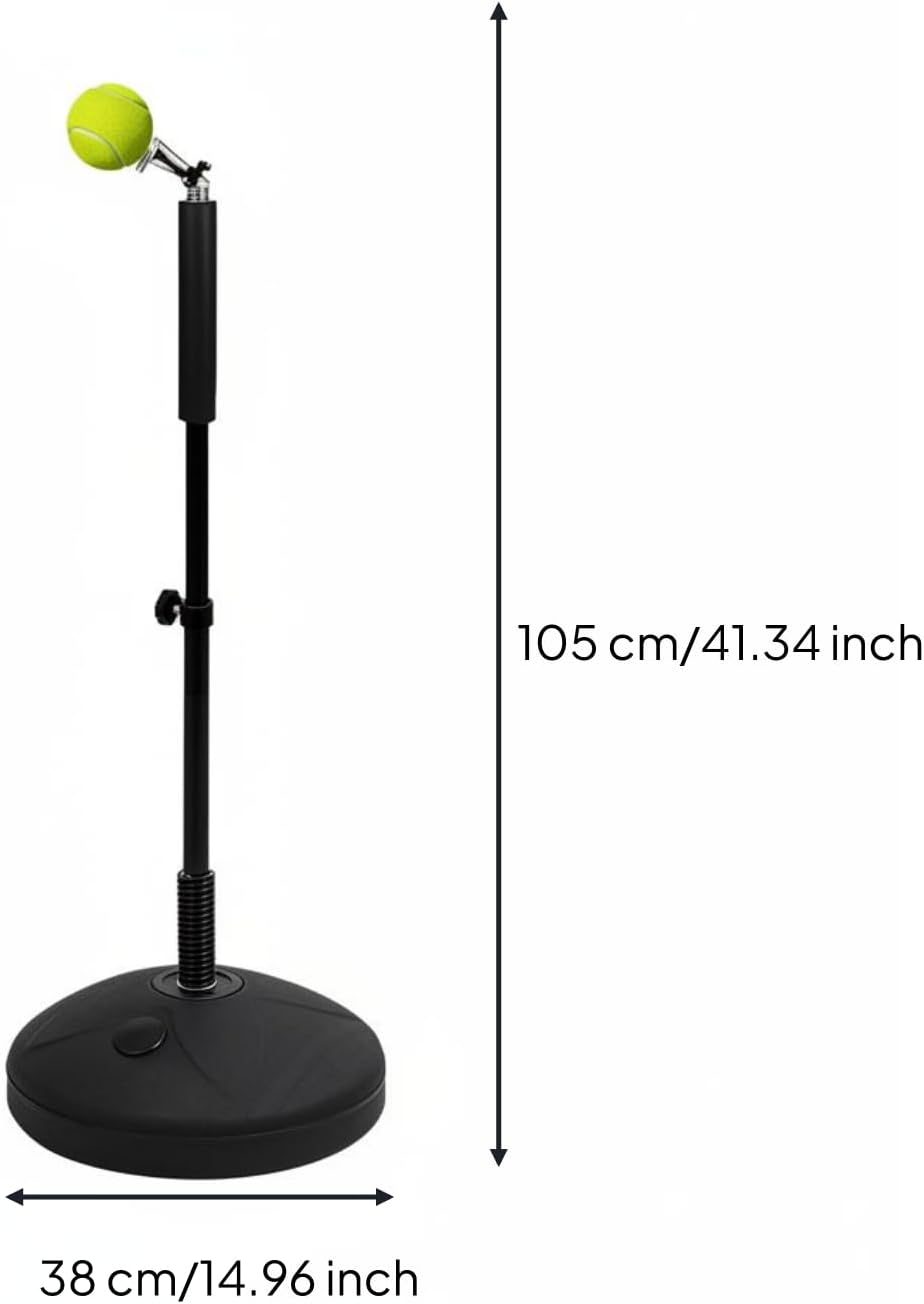 Tennis Serve Stable Return Practice Beginner Friendly Sports Training Gear for Beginners, Beginner Basic Model Tennis Trainer 6 Training Modes/Adjustable Height - Image 3