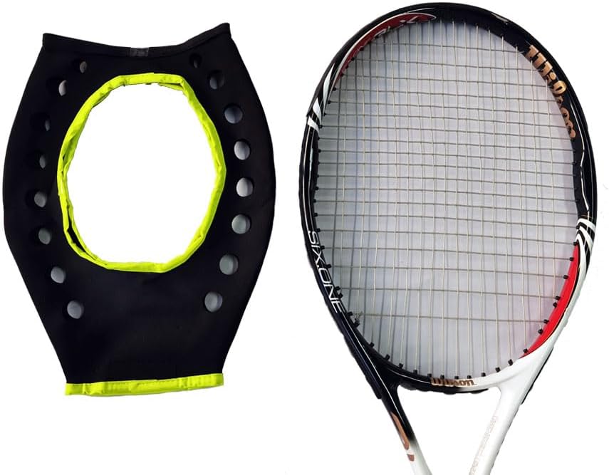 Tennis Racket Sweet Spot Trainer Adjustable Position Learn to Hit The Center Swing Training Aid for Outdoor Sports Pack of Two - Image 2