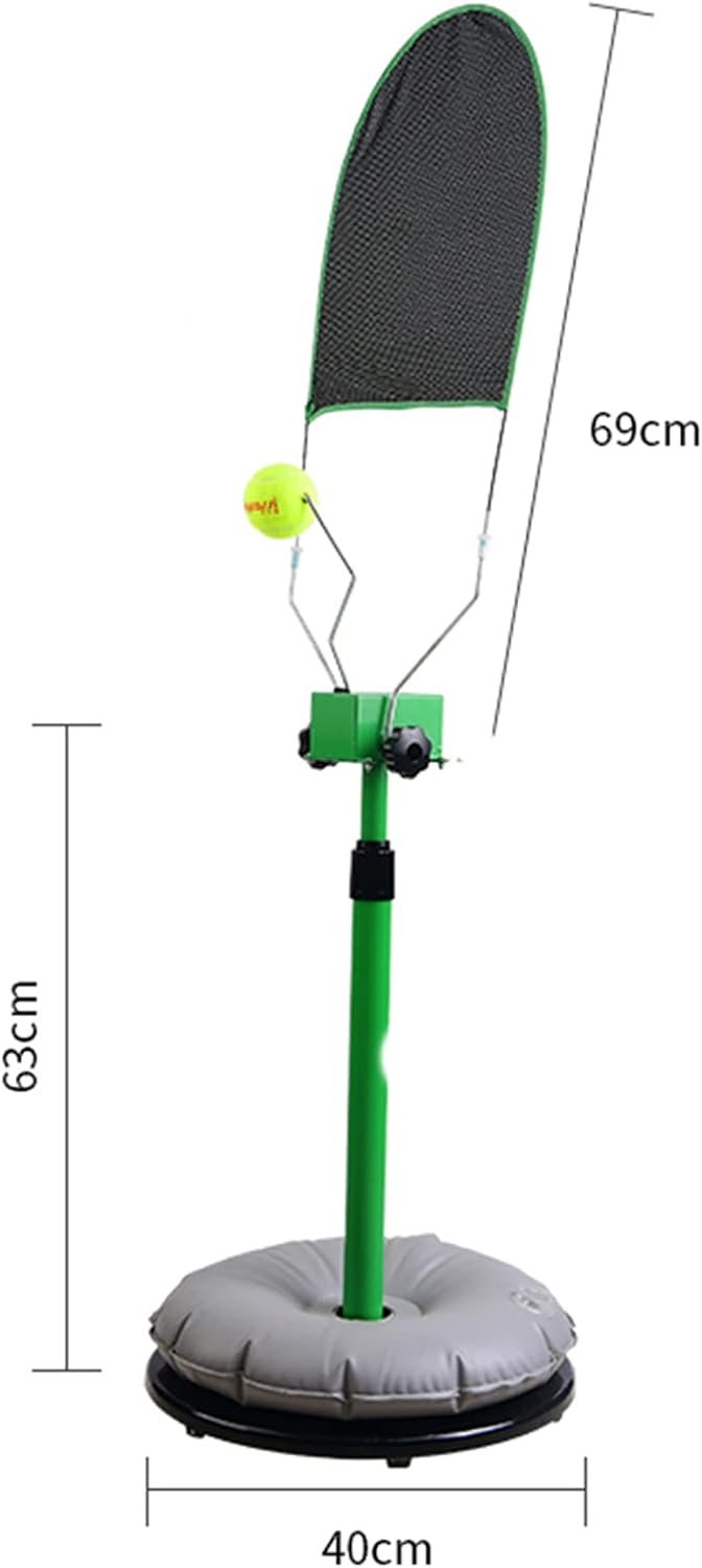 Tennis Training Aid Machine, Portable Single Player Serve Auxiliary Trainer with Adjustable Height, Tennis Machine for Kids Adults - Image 5