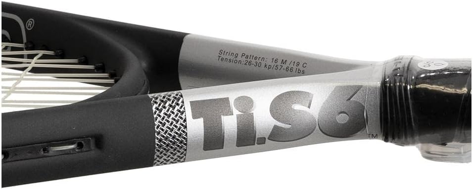 HEAD Ti S6 Tennis Racket - Pre-Strung Head Heavy Balance 27.75 Inch Adult Racquet - 4 1/4 in Grip - Image 5