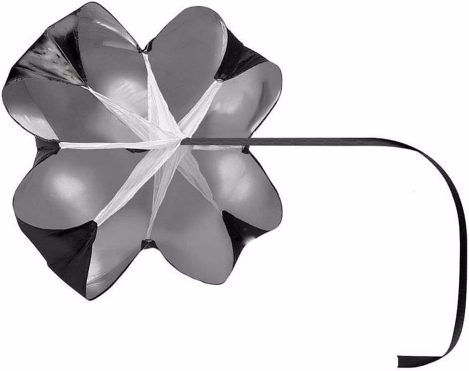 Running Speed Chute Resistance Parachute 56 inch Powerchute Umbrella Training Sprint Power Soccer Trainer for Runner, Football, Soccer Drilling - Image 2