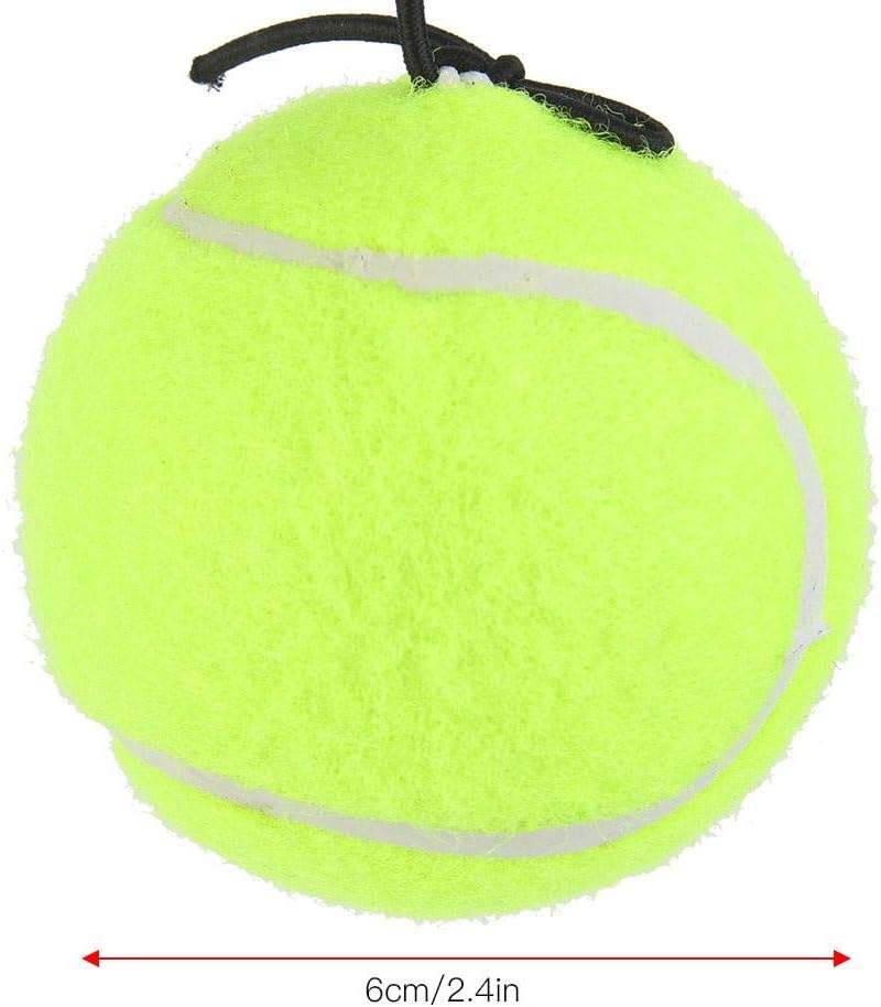 Tennis Ball with Elastic Rubber String for Solo Practice – Beginner Training Aid, Rubber Woolen Trainer Ball for Tennis Drills - Image 5