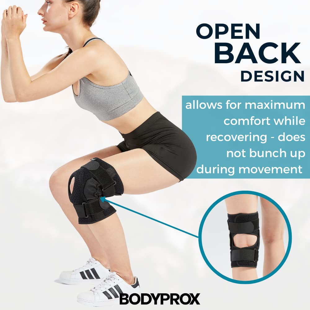 Bodyprox Hinged Knee Brace for Men and Women, Knee Support for Swollen ACL, Tendon, Ligament and Meniscus Injuries - Image 3