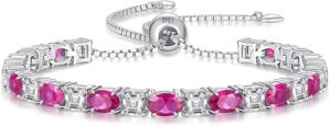 Sterling Silver Birthstone Bracelet...