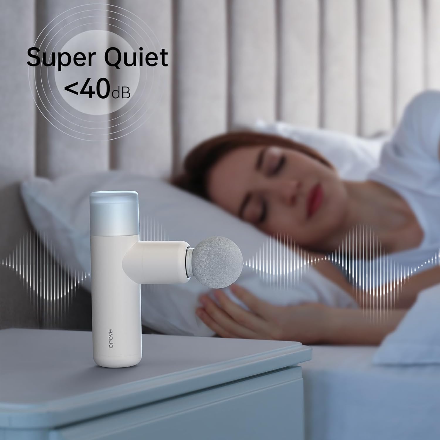 Opove M3 Mini Massage Gun for Back Pain Relief, with Facial Mode, 7mm Amplitude, 4 Vibration Levels Ultralight Portable and Rechargeable Fascia Gun Active Recovery Women Presents - Image 7