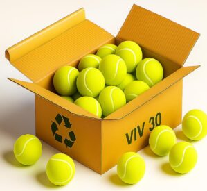 VIV Advanced Tennis Balls Bulk, 30/...