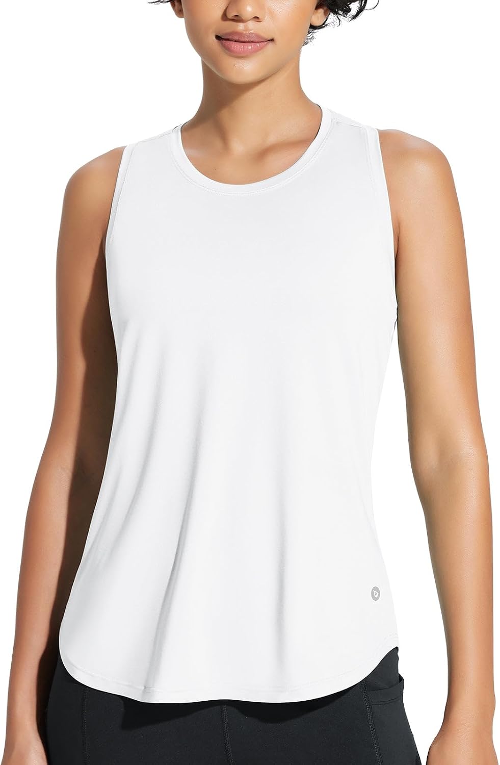 baleaf Women's Athletic Tank Tops Workout Sleeveless Running Racerback Shirts Quick Dry Breathable Yoga Tennis Gym - Image 2