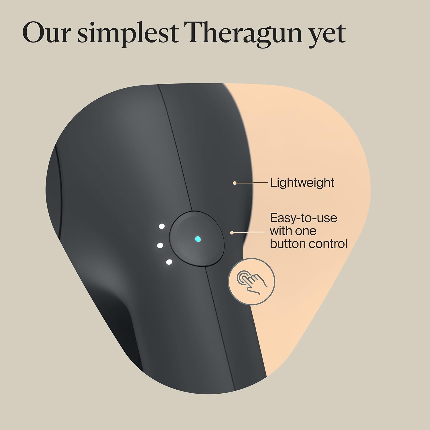 TheraGun Therabody Relief - Quiet Deep Tissue Therapy Massage Gun - Bluetooth Enabled, Electric Percussion Massage Gun & Personal Massager for Pain in The Neck, Back, Leg, Shoulder and Foot (Black) - Image 4
