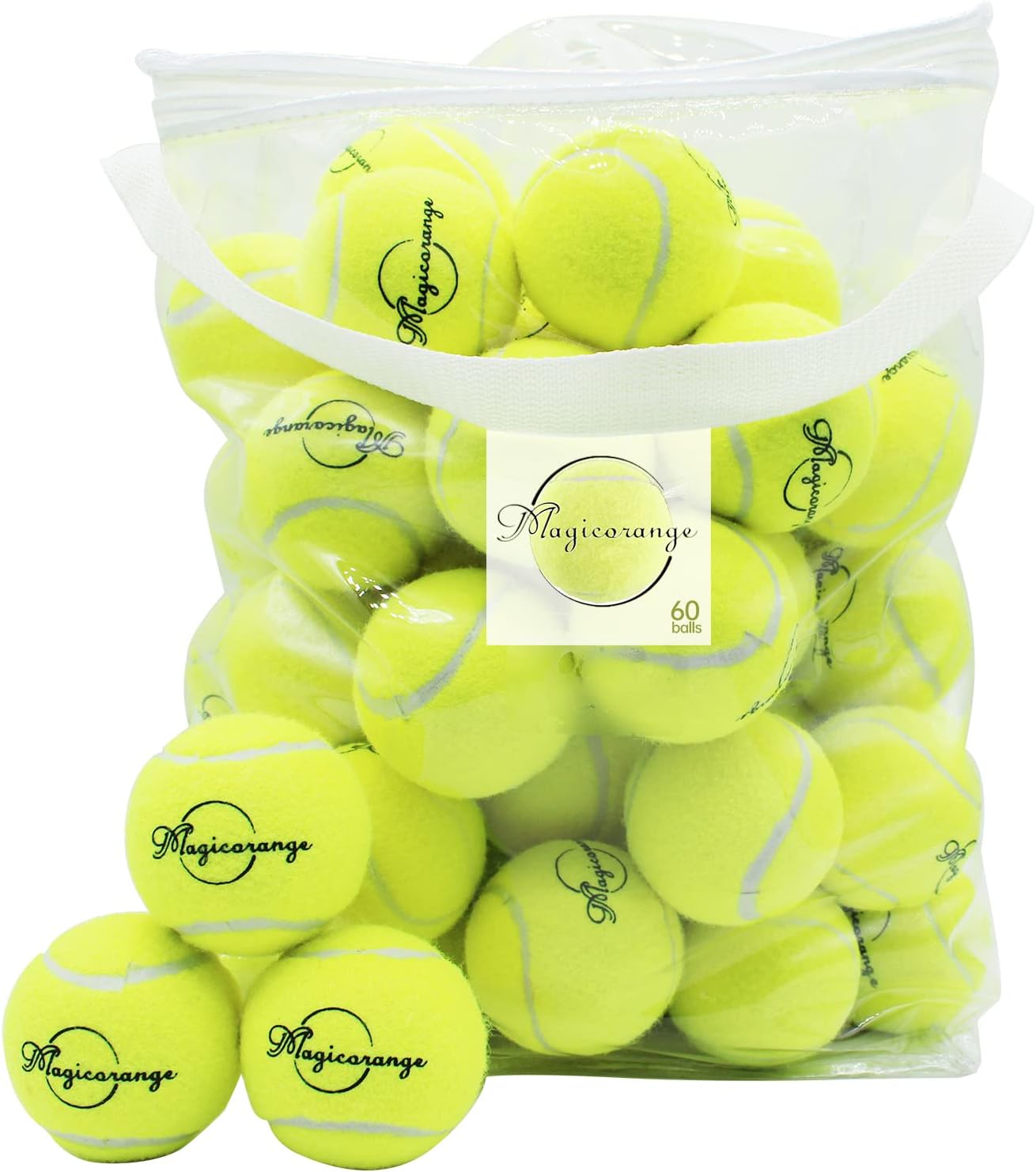 Magicorange Tennis Balls,Advanced Training Tennis Balls Practice Ball, Pet Dog Playing Balls,Good for Beginner Training Ball