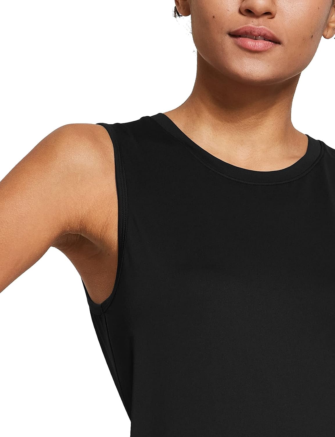 baleaf Women's Workout Tank Tops Sleeveless Quick Dry Running Shirts Lightweight Loose Fit for Yoga Athletic Gym - Image 3
