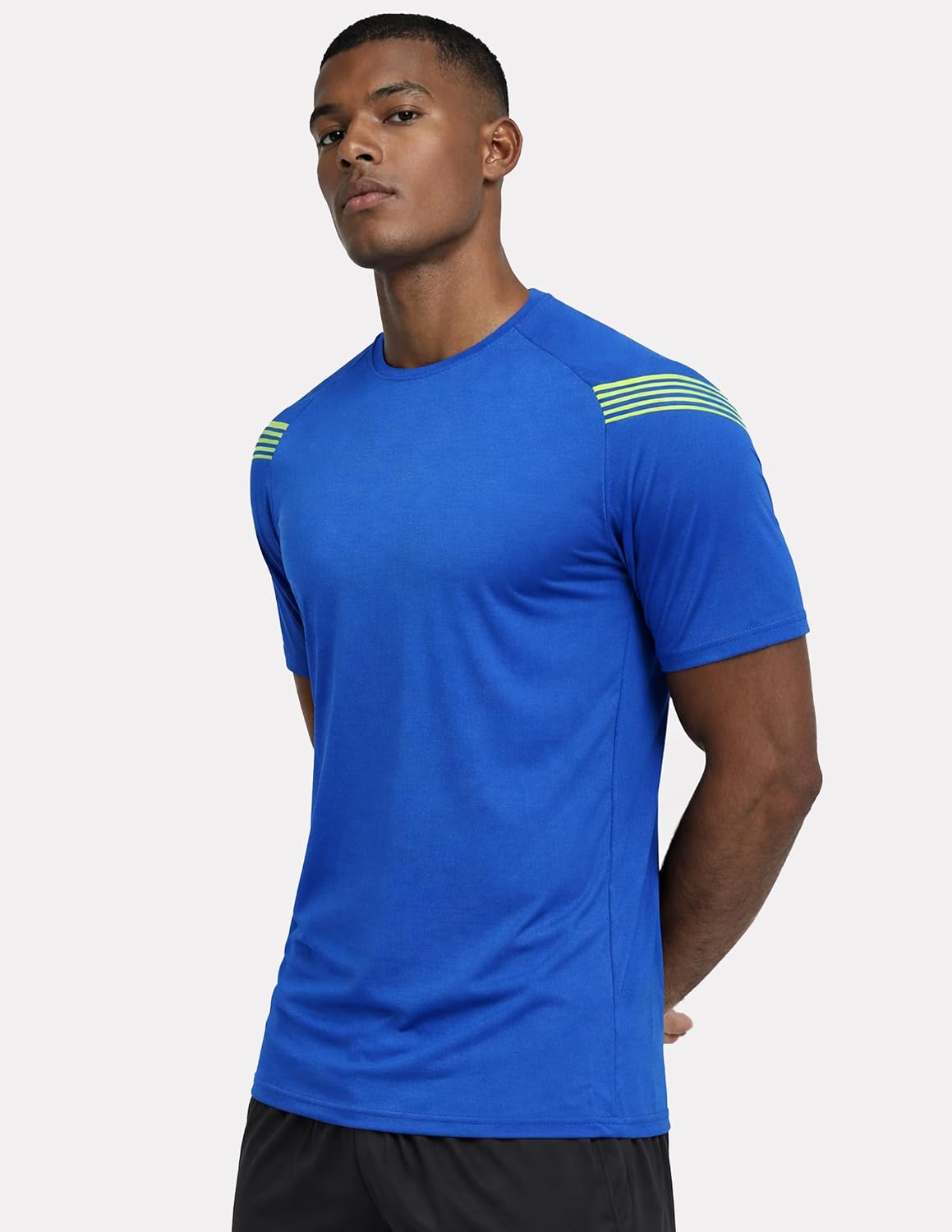 5 Pack Men’s Active Quick Dry Crew Neck T Shirts | Athletic Running Gym Workout Short Sleeve Tee Tops Bulk - Image 4