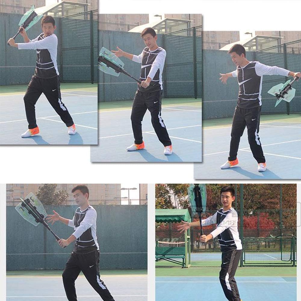 Power Resistance Tennis Racket Swing Trainer Practice Aid Speed Training Grip Which is Very Useful and Convenient. - Image 5
