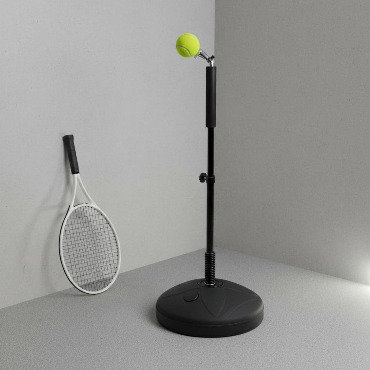 Tennis Serve Stable Return Practice Beginner Friendly Sports Training Gear for Beginners, Beginner Basic Model Tennis Trainer 6 Training Modes/Adjustable Height - Image 5