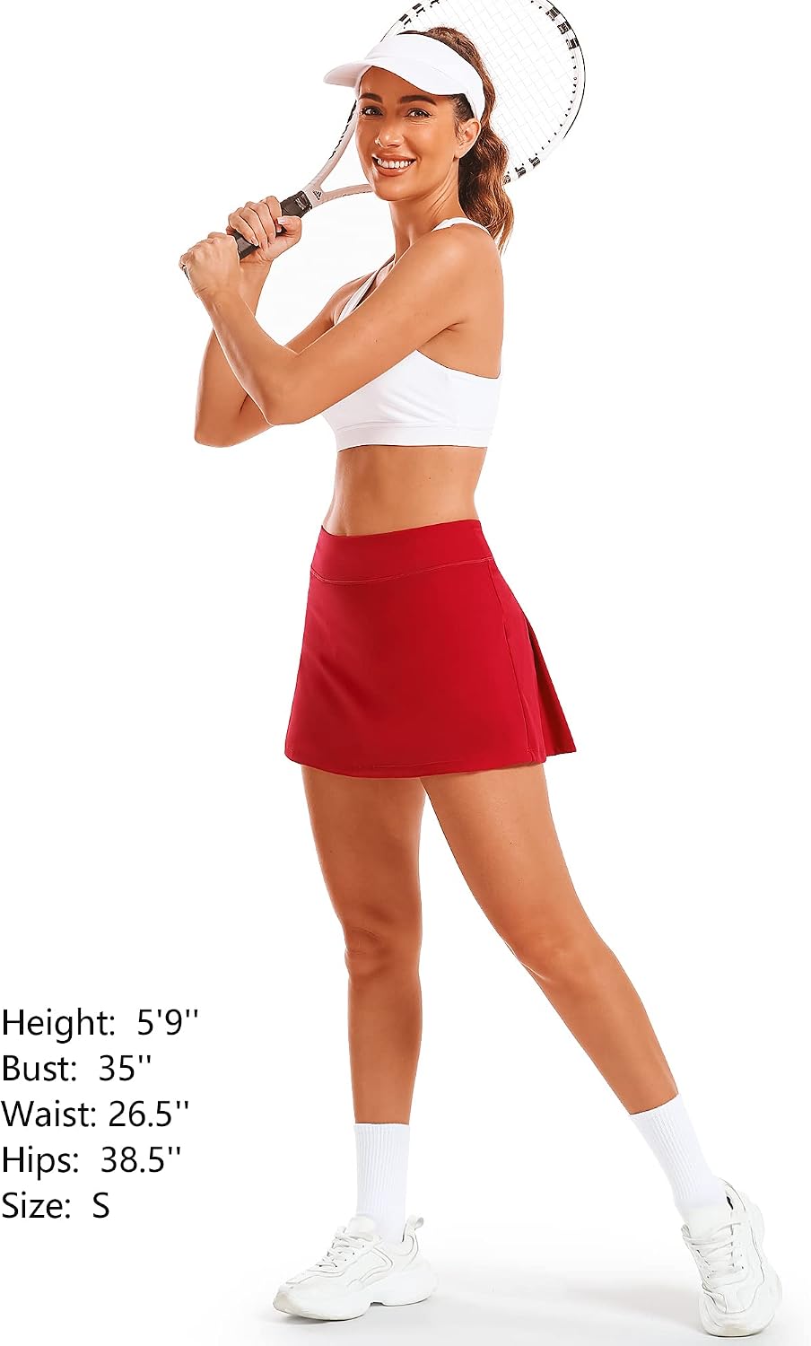 Stelle Women Tennis Skirt Golf Skorts Athletic High Waisted with Pockets Inner Shorts Sport Workout Pleated Pickleball - Image 7