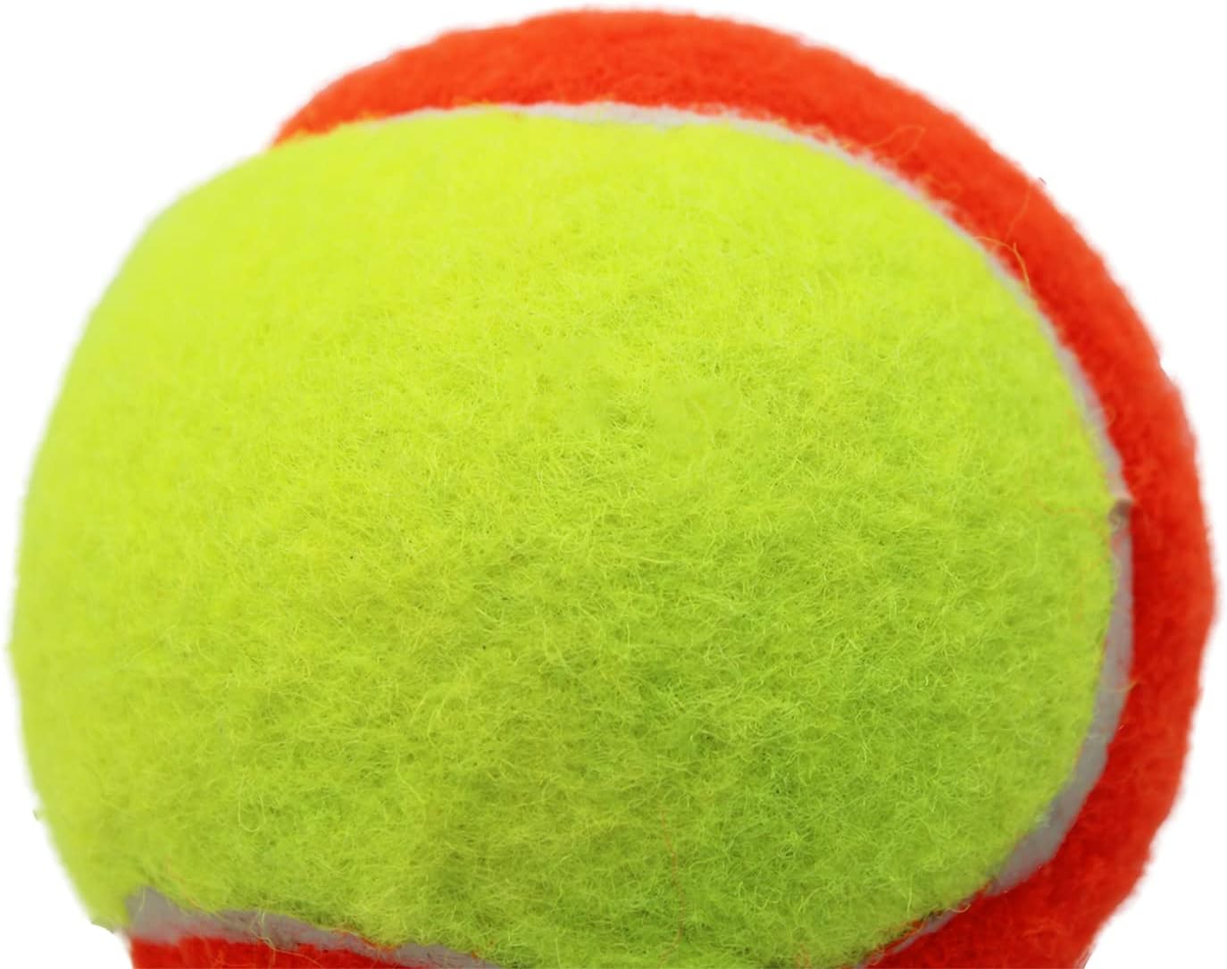 Tennis Balls, 12 Pack 50% Low Compression Stage Tennis Ball for Beginners Youth Kids Training Practicing with Mesh Bag for Easy Transport (Orange) - Image 4