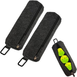 2Pcs Pickleballs Holder Bag with Me...