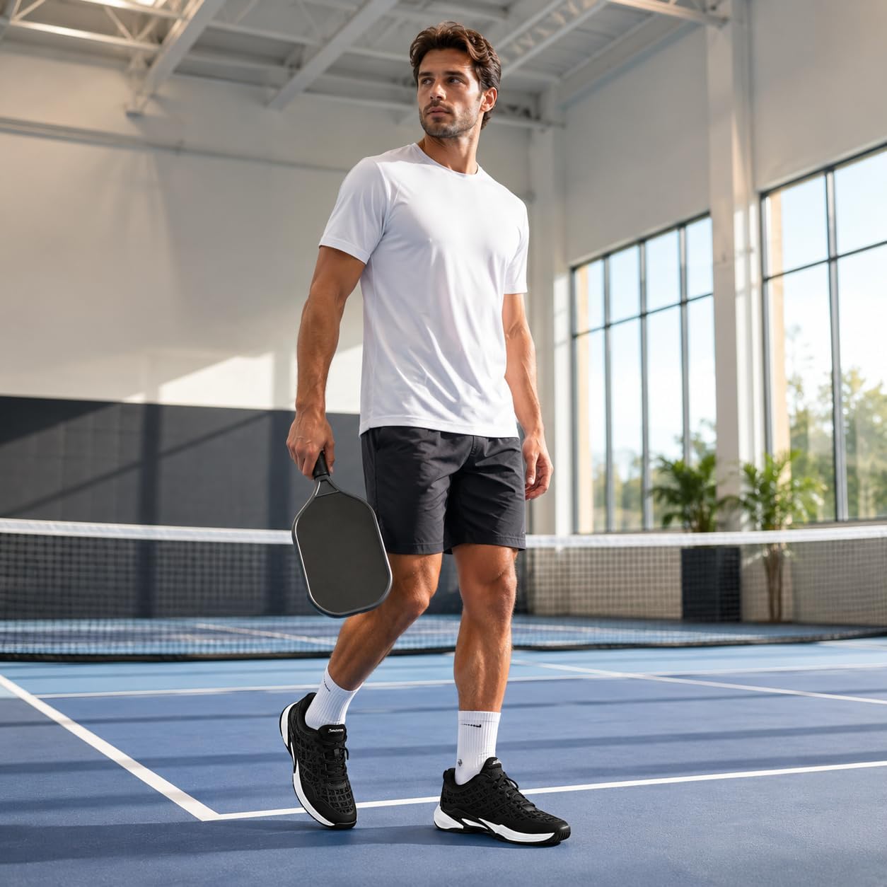 Pickleball Shoes Men Tennis Court Sneakers Indoor Outdoor Breathable Athletic Sports Lightweight Non Slip - Image 9