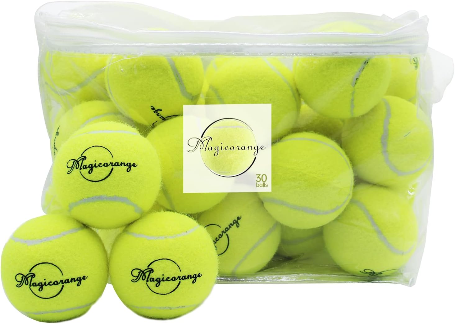 Magicorange Tennis Balls,Advanced Training Tennis Balls Practice Ball, Pet Dog Playing Balls,Good for Beginner Training Ball