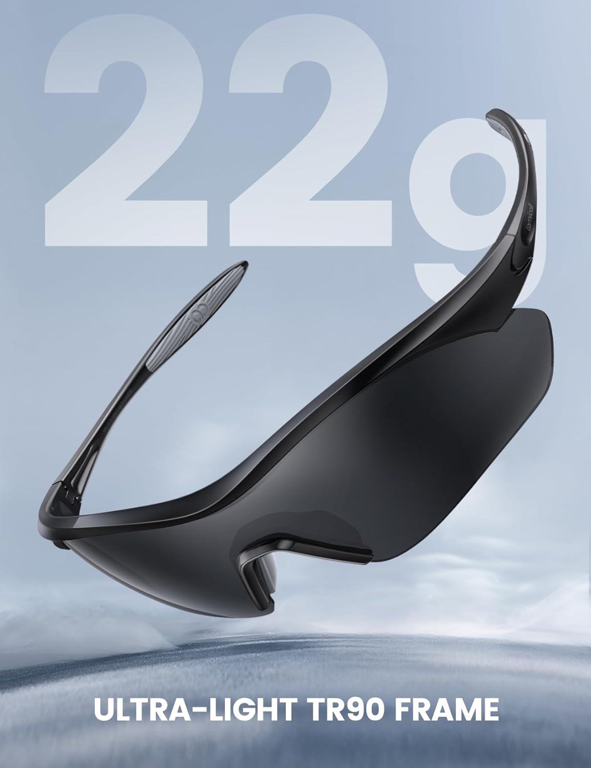 Lamicall 22g Polarized Sports Sunglasses - UV400 Protection Men Women Sun Glasses for Driving Running Cycling Baseball Golf - Image 4