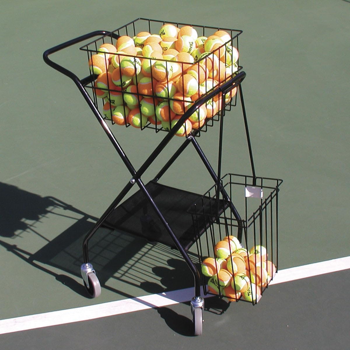 OnCourt OffCourt Mini Coach's Collapsible Tennis Cart w/Mesh Divider – Optional Replacement Parts