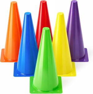 Seenelling 6 Pcs PE Cones Flexible ...
