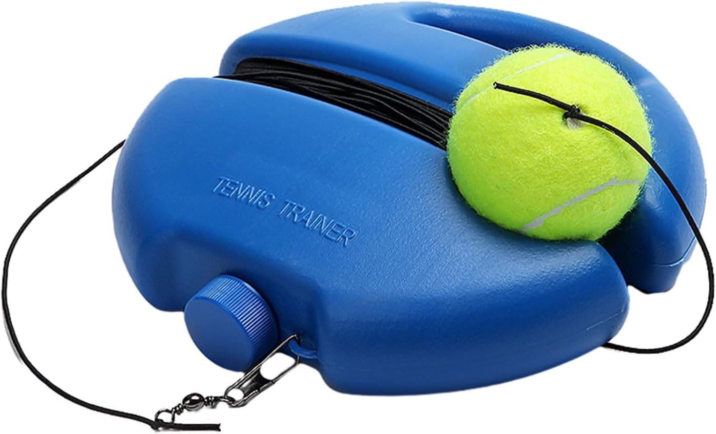 Tennis Trainer Rebounds Ball Set - Self-Practice Portable Tennis Training Equipment - Blue - 1 Set, 1 Piece - Image 5