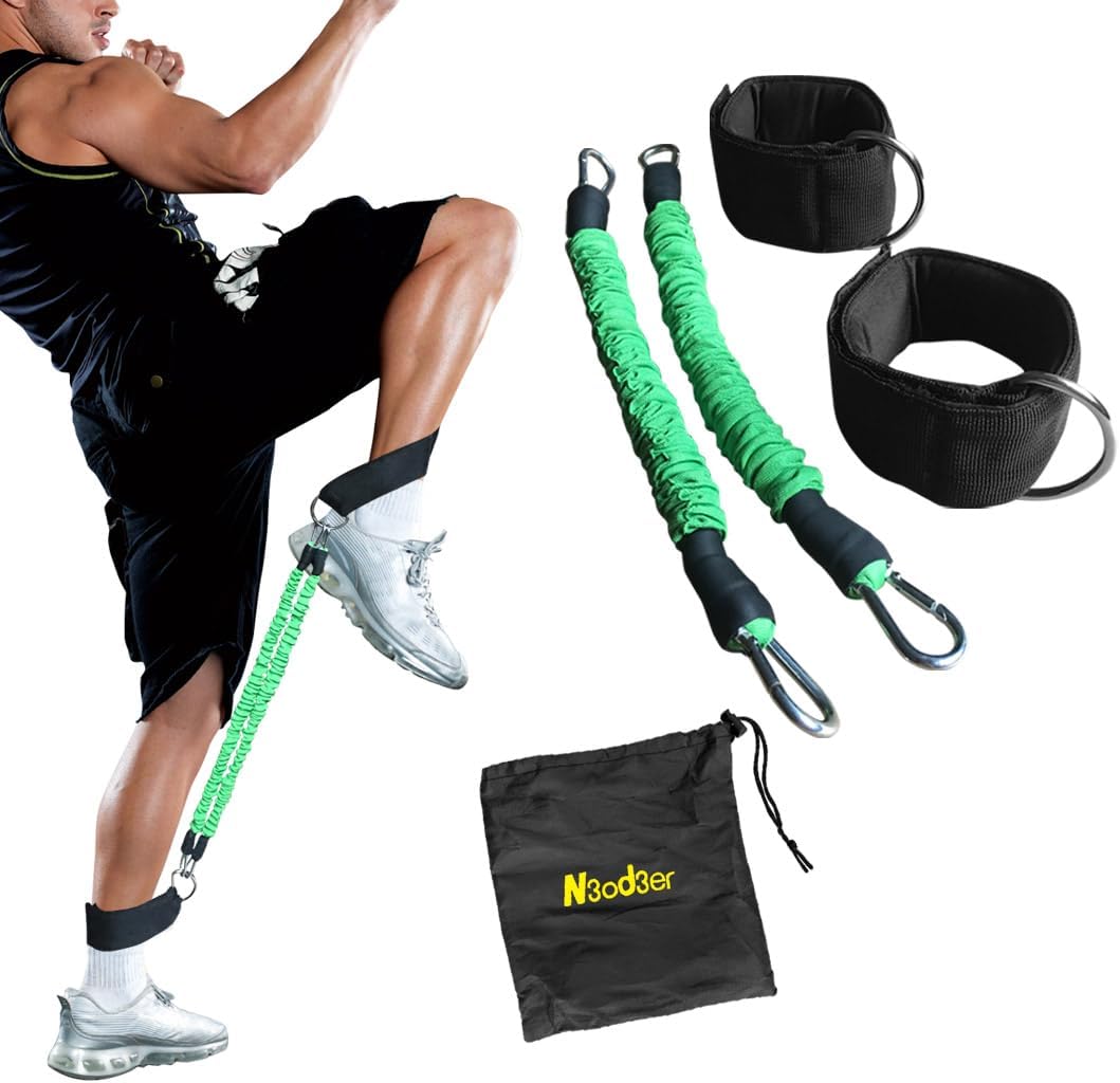 Ankle Resistance Training Speed and Agility Training Tool Ankle Resistance Bands for Football Basketball Taekwondo Yoga Boxing Soccer Kick Boxing Thai Punch Karate Running - Image 2