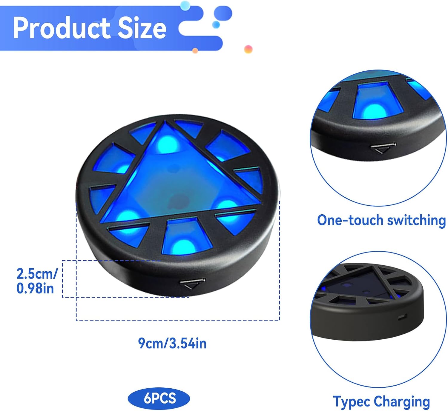 JOJOCY Reaction Training Light Magnetic, 5 Lights Color 6 Modes 30h Battery Life Improves Reaction Speed and Agility for Soccer, Basketball, Boxing, Rugby, Daily Entertainment - Image 4
