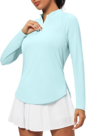 Heathyoga Long Sleeve Workout Tops ...