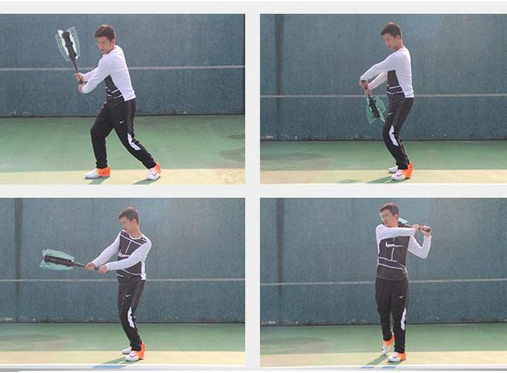 Power Resistance Tennis Racket Swing Trainer Practice Aid Speed Training Grip Which is Very Useful and Convenient. - Image 4