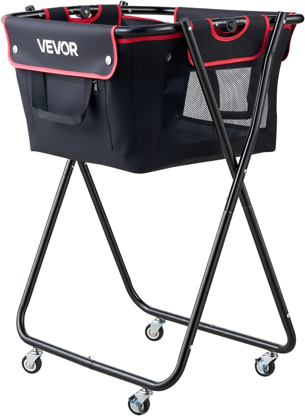 VEVOR Tennis & Pickleball Hopper Holds 200/175/150/120 Balls, 3-in-1 Tennis Foldable Pickleball Basket Cart for Easy Installation, Storage Bag for Tennis Training & Teaching - Image 9