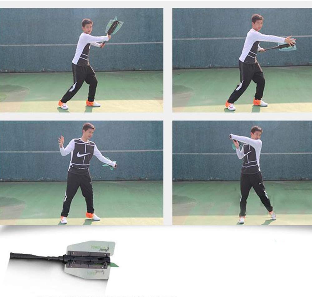 Power Resistance Tennis Racket Swing Trainer Practice Aid Speed Training Grip Which is Very Useful and Convenient. - Image 3