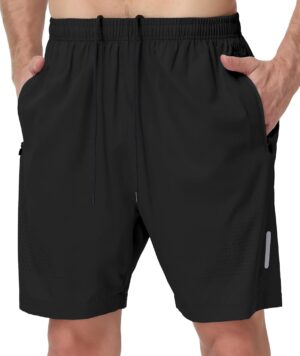 UUMIAER Mens Athletic Gym Shorts 7&...