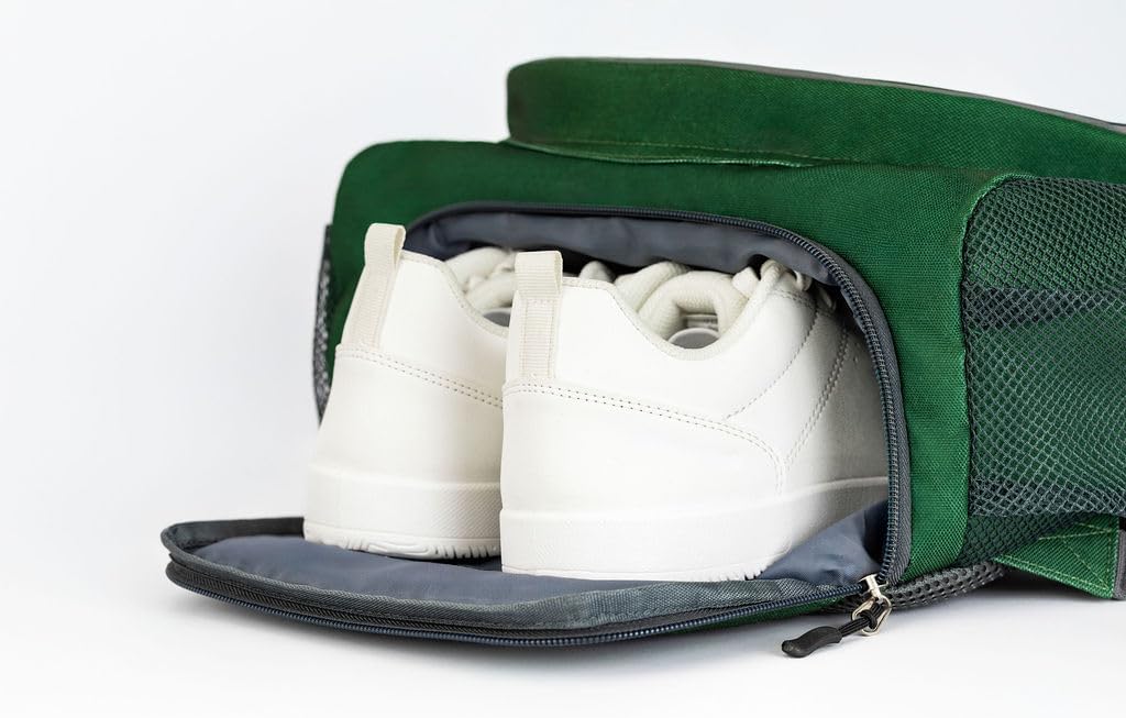 Kids Tennis Backpack, Boys and Girls Junior Bag, For Junior Tennis Rackets, Multiple Pockets with Shoe Compartment, Mesh Padded Straps - Image 5
