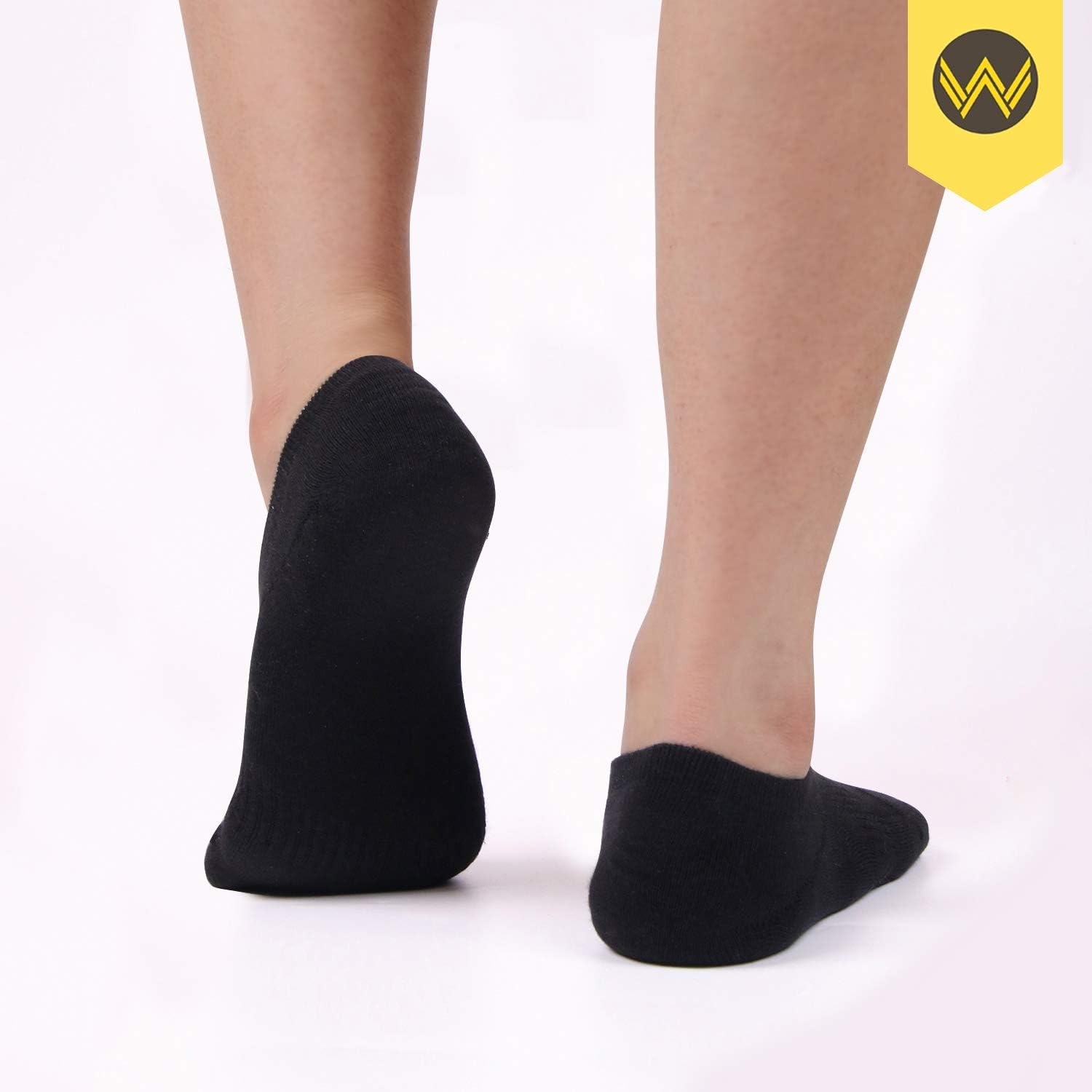 WANDER No Show Socks Mens 7/8 Pair Cotton Thin Non Slip Low Cut Men Invisible Sock 6-8/9-11/12-14 - Image 3