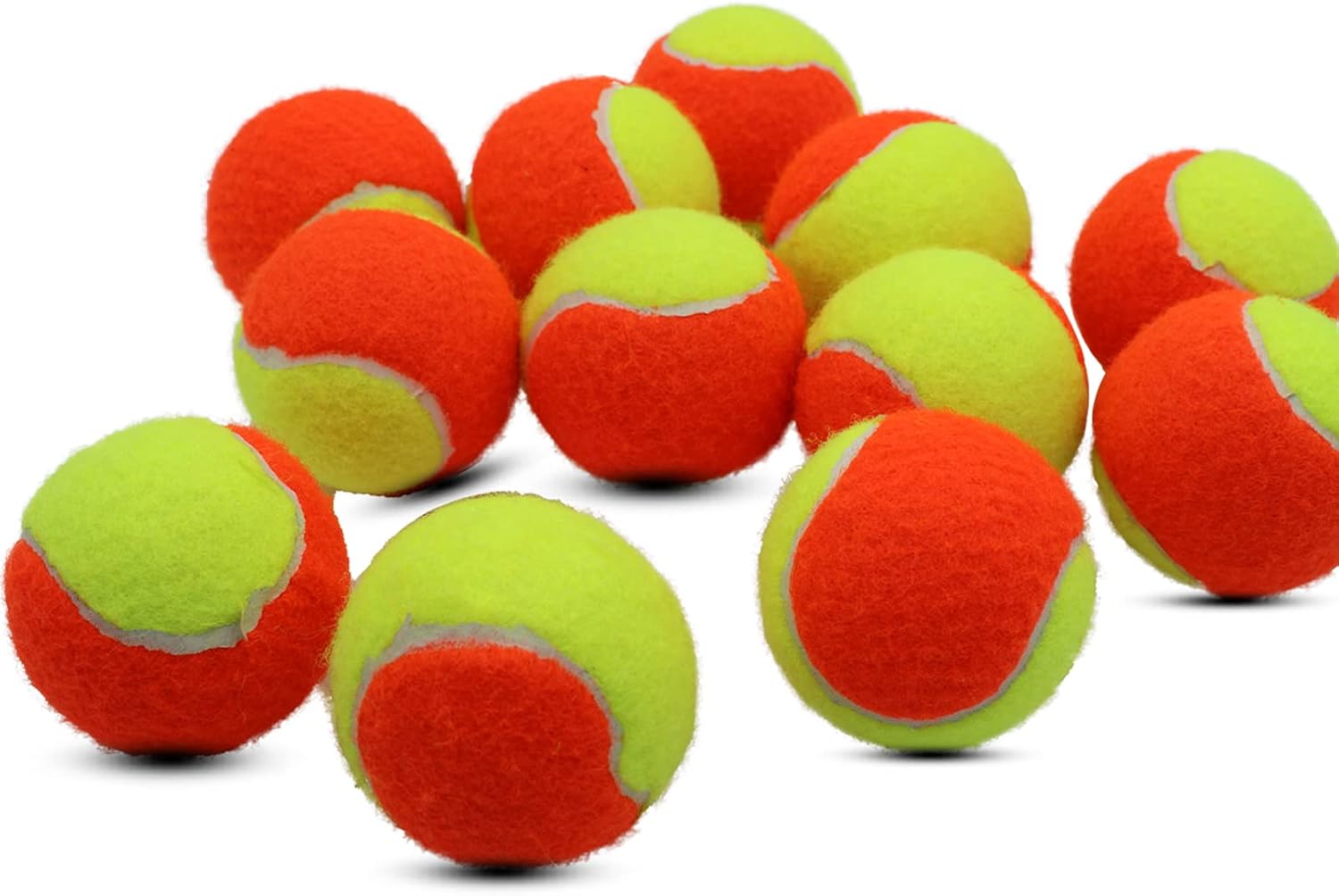 Magicorange Tennis Balls, 20 Pack Low Compression Stage Tennis Ball for Beginners Youth Kids Training Practicing with Mesh Bag for Easy Transport - Image 4
