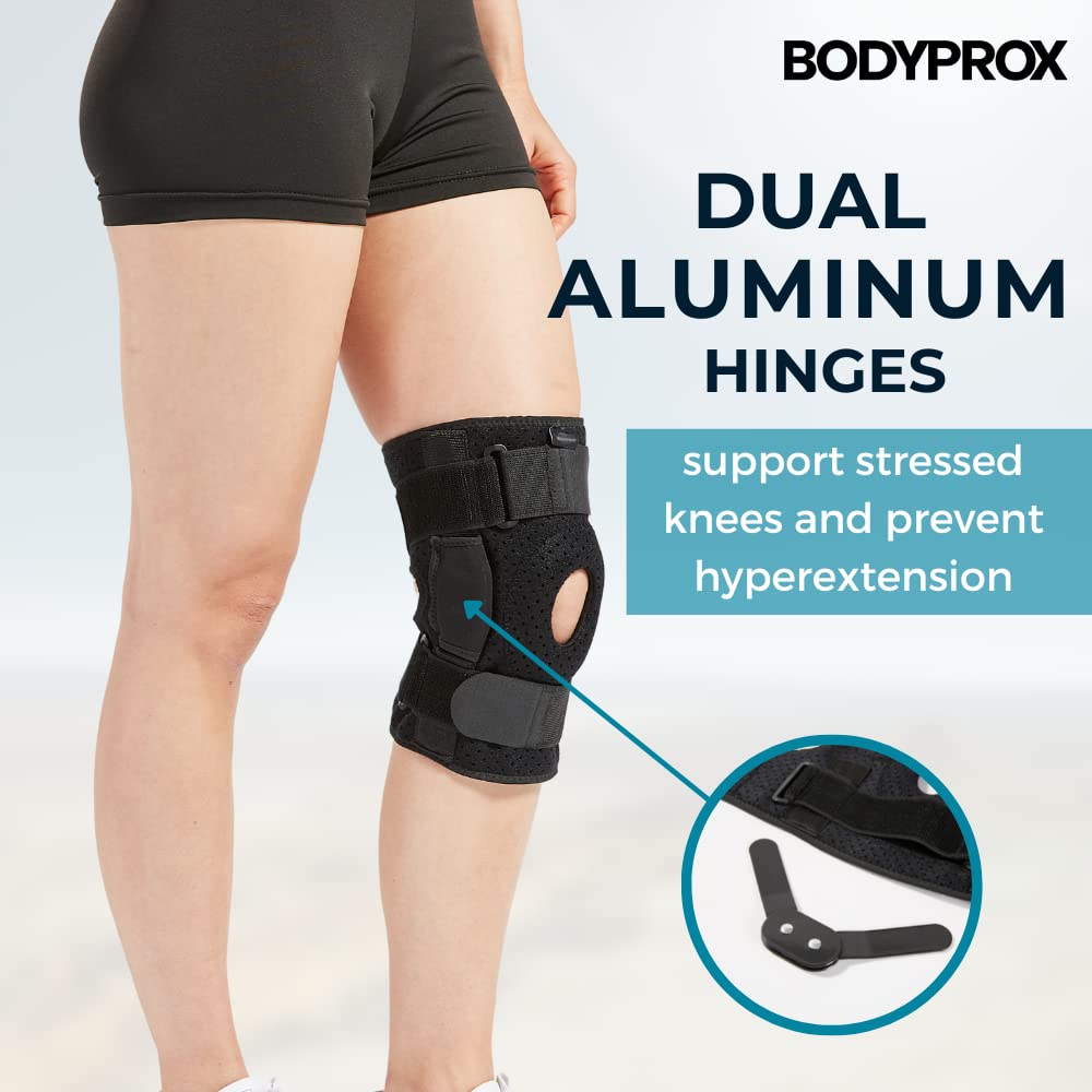 Bodyprox Hinged Knee Brace for Men and Women, Knee Support for Swollen ACL, Tendon, Ligament and Meniscus Injuries - Image 2