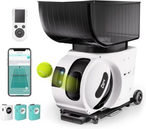 PONGBOT Tennis Ball Machine, APP an...