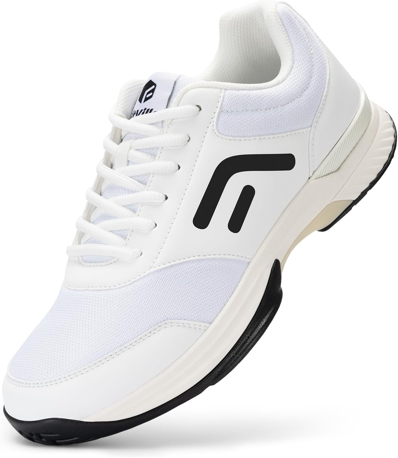 FitVille Extra Wide Pickleball Tennis Shoes Men for Hard or Clay Court | Racquetball, Squash, Badminton, Breathable, Comfortable, Cushioning, Arch Support