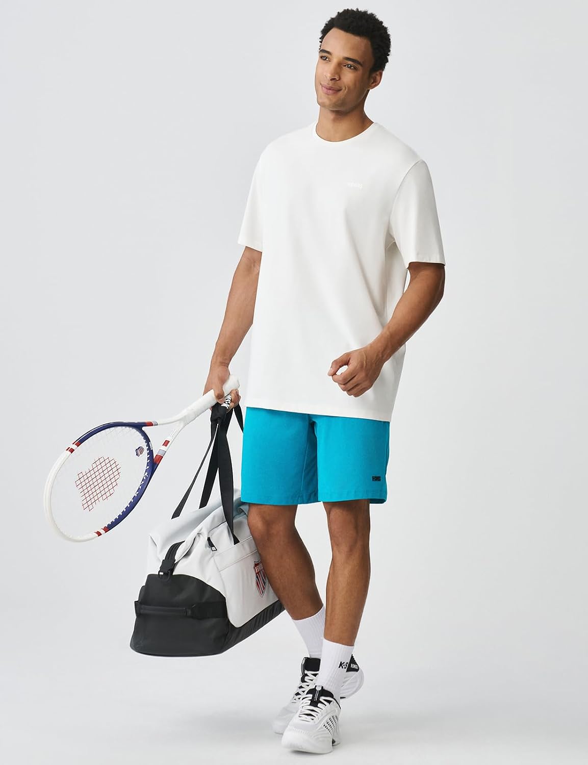 K-Swiss Men's Tennis Graphic T-Shirt - Silky Soft Premium Breathable Athletic Workout Short Sleeve Casual Tee - Image 6