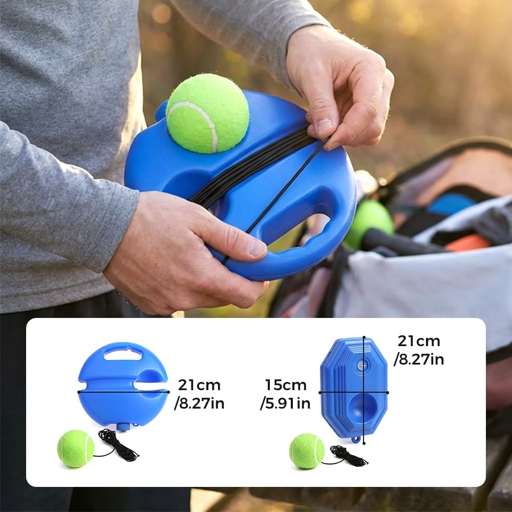 Wegodal Tennis Ball Training Baseboard, 2026 Upgrade Portable Tennis Trainer for Home use with Weighted Base, Portable Tennis Rebounder for Outdoor Backyard - Image 7