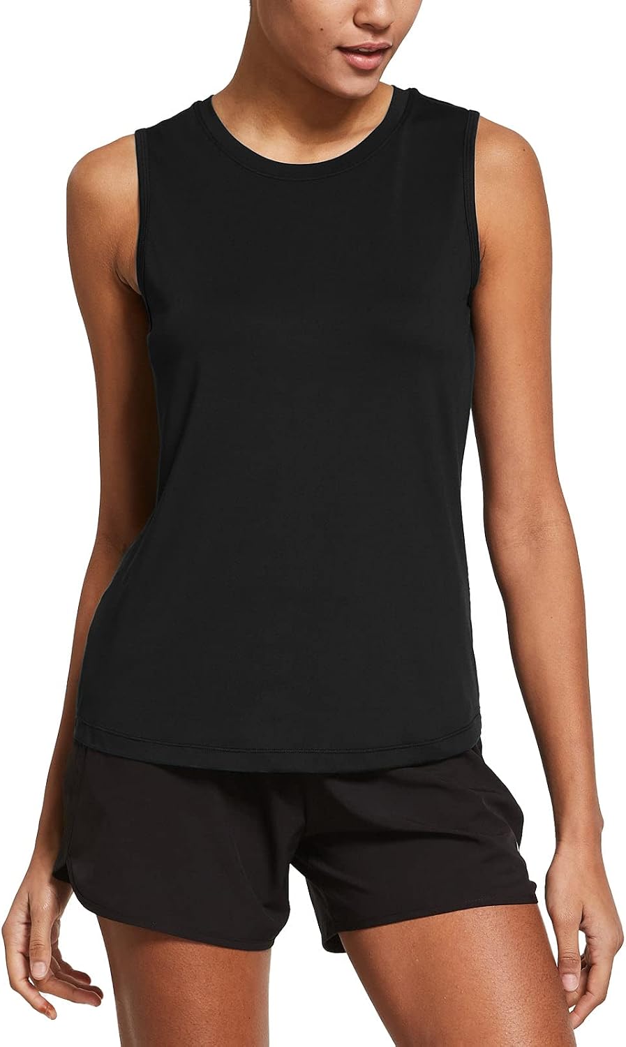 baleaf Women's Workout Tank Tops Sleeveless Quick Dry Running Shirts Lightweight Loose Fit for Yoga Athletic Gym - Image 2
