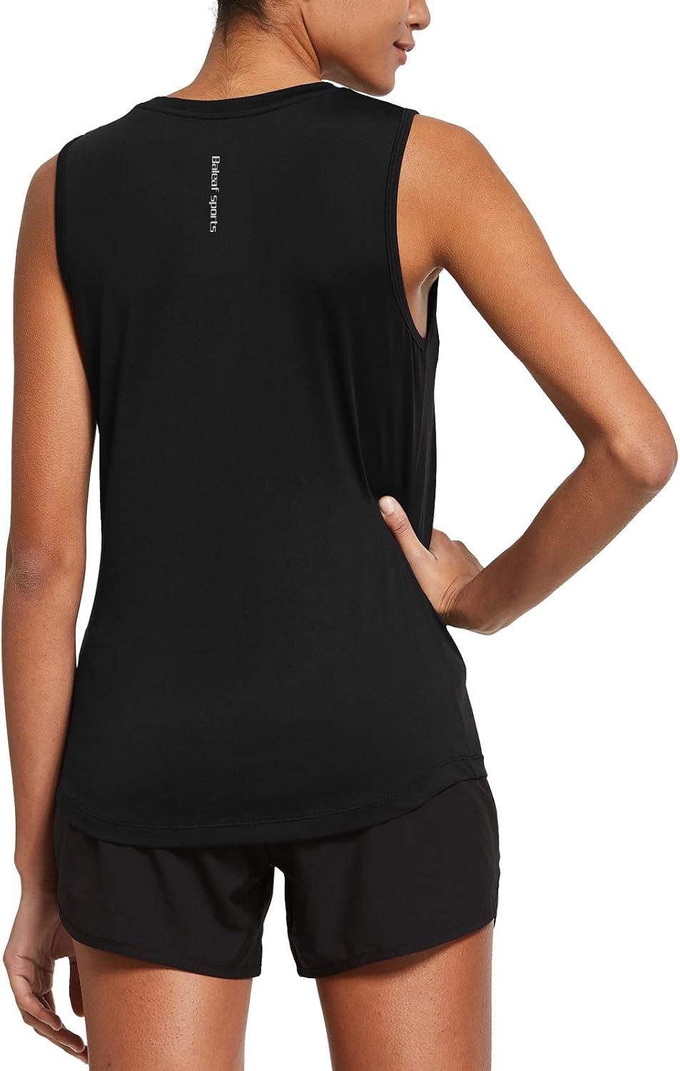 baleaf Women's Workout Tank Tops Sleeveless Quick Dry Running Shirts Lightweight Loose Fit for Yoga Athletic Gym