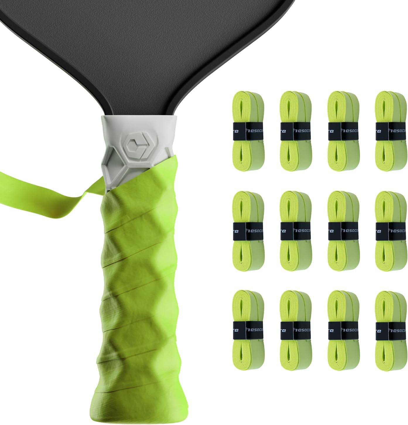 Hesacore Hesatac Overgrip Tape – for Pickleball, Padel & Tennis – Made for Hesacore Grips – Sweat Absorbing, Soft, Anti-Slip, Stretchable Overgrip